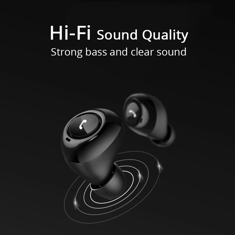 Новые TWS беспроводные наушники Bluetooth 5,0 наушники спортивные 3D стерео гарнитуры наушники с микрофоном Автоматическое Сопряжение для Andorid xiaomi