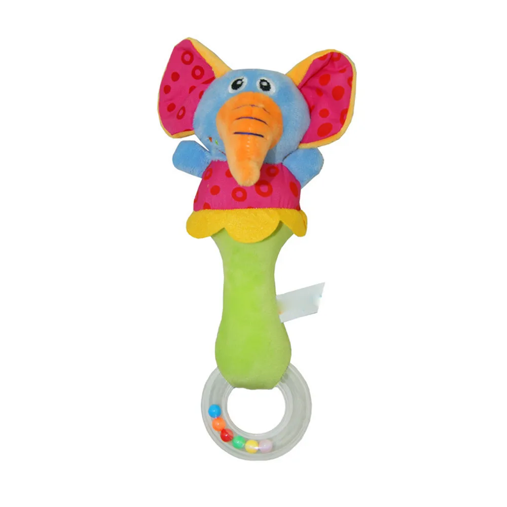 Детское развитие колокольчиков игрушки для младенцев плюшевая погремушка