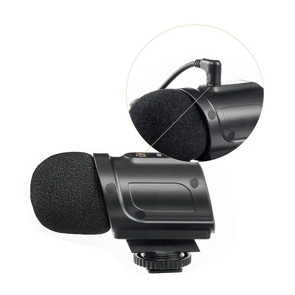Saramonic SR-PMIC2 мини-камера Стерео конденсаторный видеомикрофон для интервью