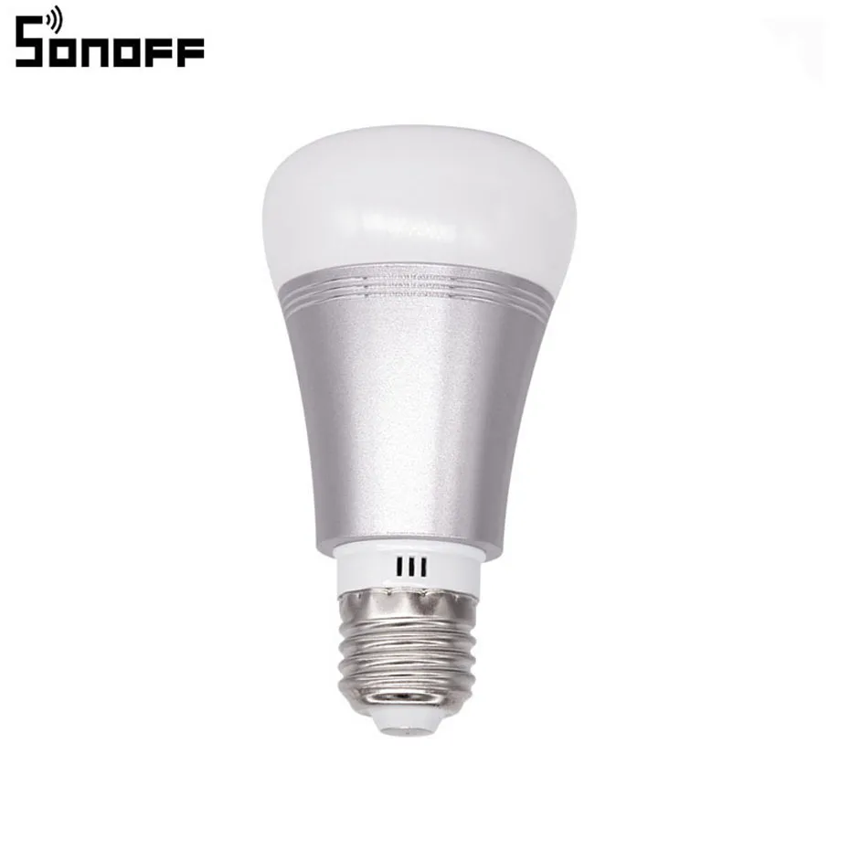 2018 новый интеллектуальный выключатель света Sonoff B1 wifi умная Светодиодная лампа E27