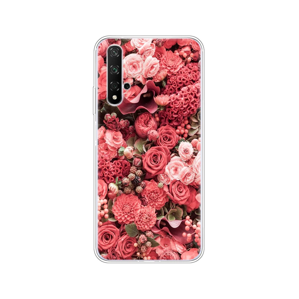 80195 Чехол для Honor 20, силиконовый чехол на заднюю панель, чехол для телефона Huawei Honor 20 Pro Lite Honor20, YAL-L21, YAL-L41, роскошный мультяшный рисунок - Цвет: 80195