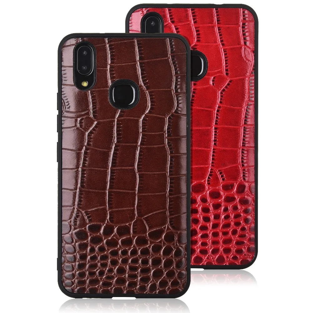 Модный чехол для Vivo X21 / UD X21i с текстурой крокодиловой кожи накладка из