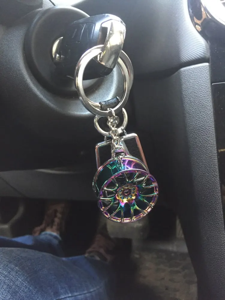 Hot wheel hub авто брелок для ключей JDM Гоночный креативный обод колеса - купить по