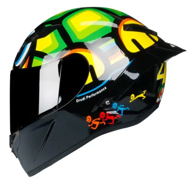Полнолицевой мотоциклетный шлем для гонок kask Casque Moto Full Face Kask горные DOT утвержден