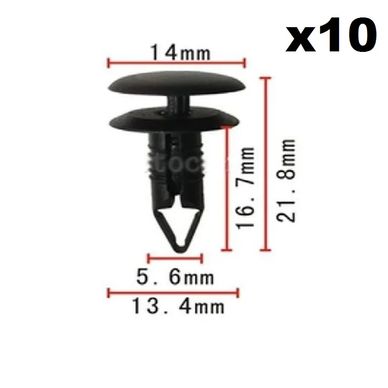 

10pcs Screw Interior Fastener Rivet Clip Retainer For Mazda MX6 / 626 For Ford For Mitsubishi OEM B101-68-252-00