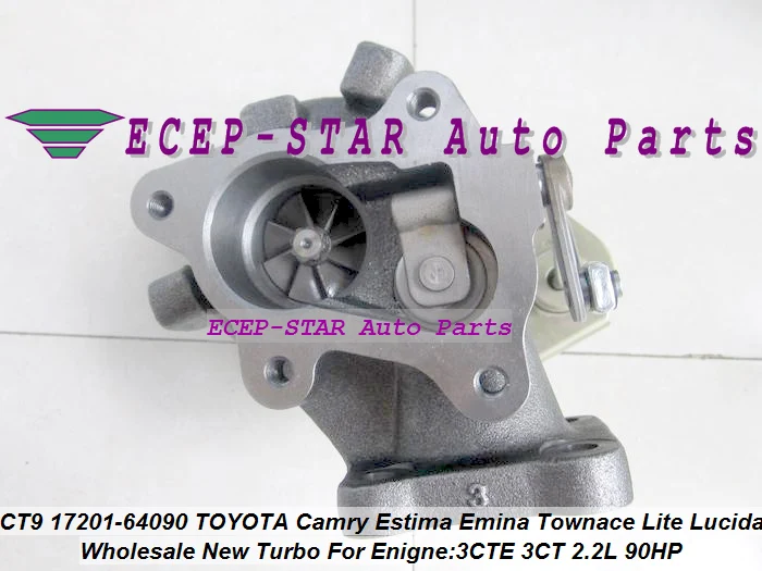 Бесплатная доставка Турбокомпрессор CT9 17201 64090 1720164090 для TOYOTA Lite LiteAce Town Ace Townace 3CTE 3CT