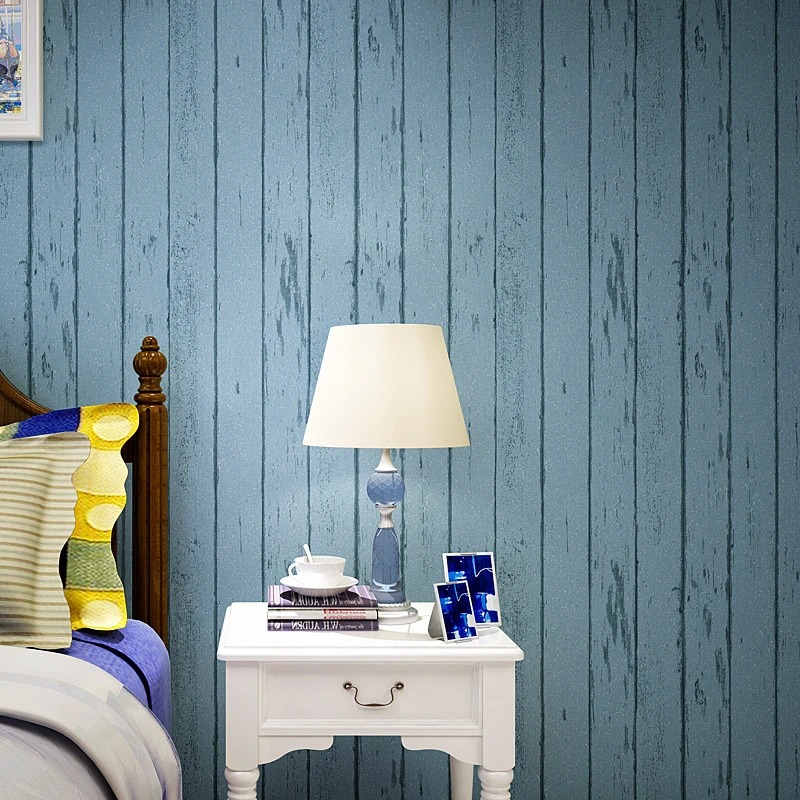 Wellyu ностальгические ретро средиземноморские деревянные зернистые нетканые