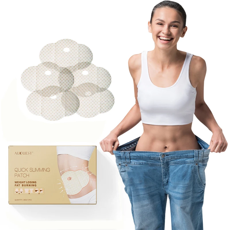 Weight loss keep fit slimming navel patch legs belly back rear abdomen fat quick burning lazy paste diet products PB03 | Красота и