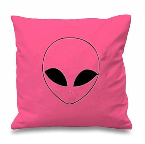 Новинка Наволочка с логотипом инопланетянина наволочка головой НЛО хипстер лицо