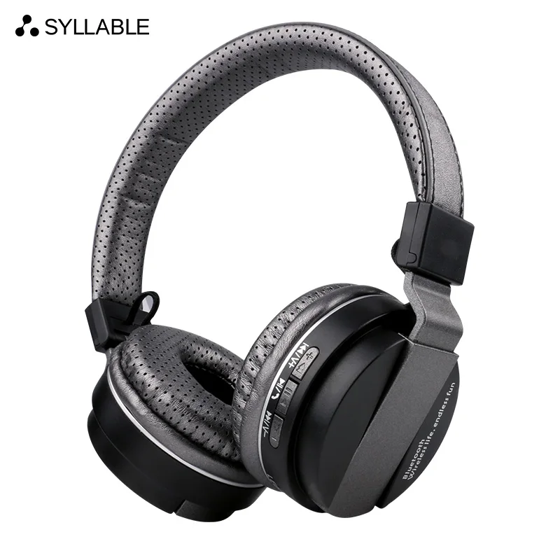 SYLLABLE BT86 Стерео Bluetooth наушники с шумоизоляцией Over-Ear V3.0 гарнитура для Android и iOS с микрофоном.
