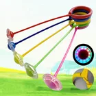 Детская скакалка со светодиодной подсветкой, разноцветная Скакалка на лодыжку, спортивные качели, игрушки для игровой площадки, спортивные наборы NSV775