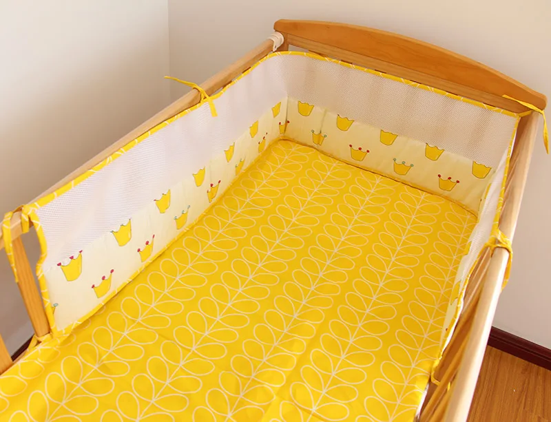 Обувь с дышащей сеткой кроватки Бамперы для автомобиля Пеленальные