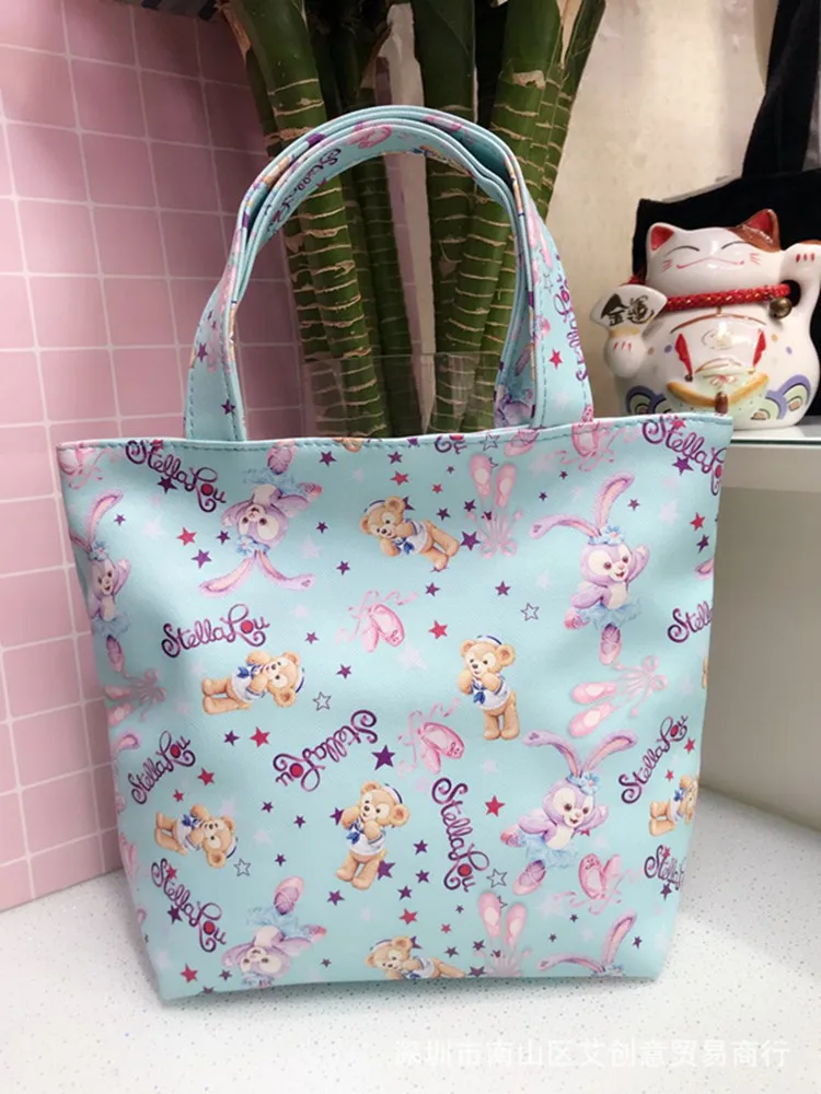 Сумки Duffy Bear Friend Stella Lou многоразовые складные из искусственной кожи для покупок