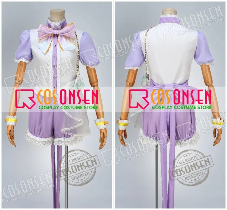 COSPLAYONSEN Love Live! Белое платье ко Дню Святого Валентина, Kotori Nico Umi Maki Nozomi Honoka Rin Awakening, костюм для косплея, все размеры - Цвет: Rin Hoshizora