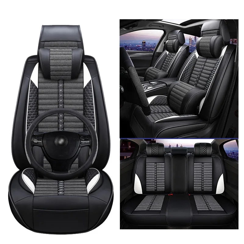 gray VTI Чехол для автокресла KADULEE для toyota prius 20 30 rav 4 rav4 camry 40 50 corolla verso из 2010 2009 2008 Чехлы для автосидений - Название цвета: gray VTI