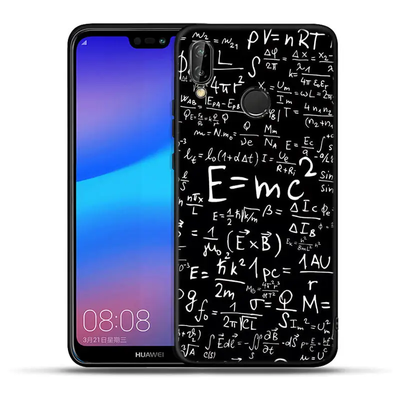 Чехол для телефона с узором для huawei mate 20 10 P30 P20 P10 P9 P8 Lite Pro P Smart Черный силиконовый чехол s Coque Fundas