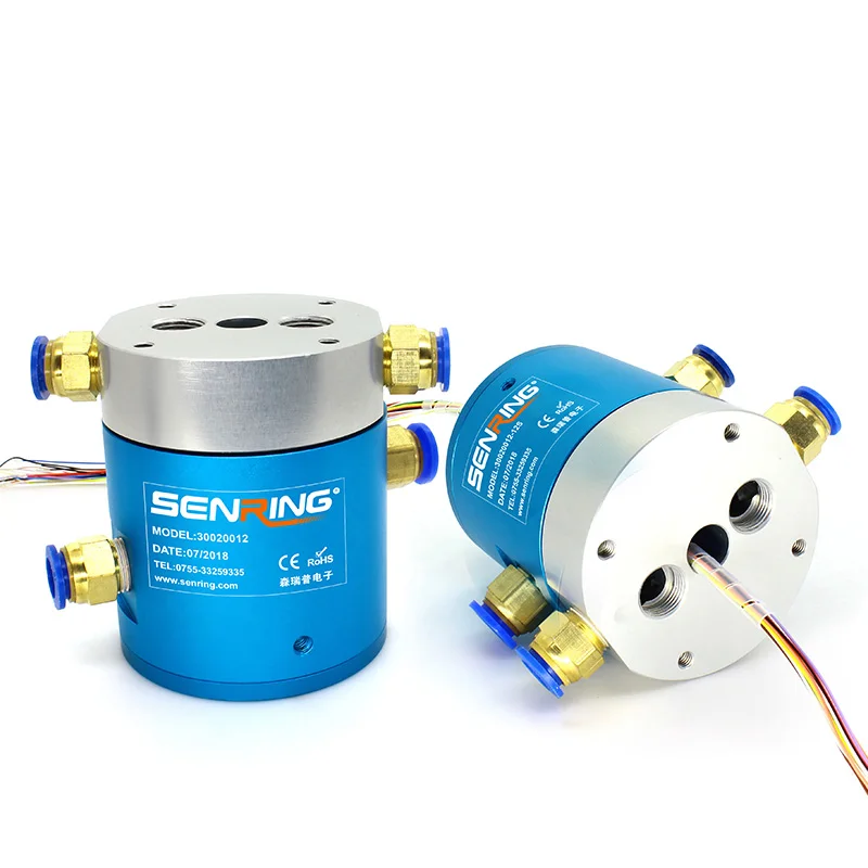 Пневматический роторный Соединитель с 2 проходами порт вращения G3/8 дюймов