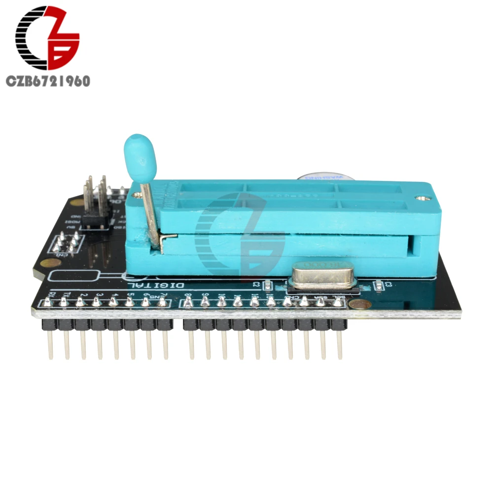 AVR ISP щит сжигания Bootloader программист Плата расширения для Arduino UNO R3|Детали и
