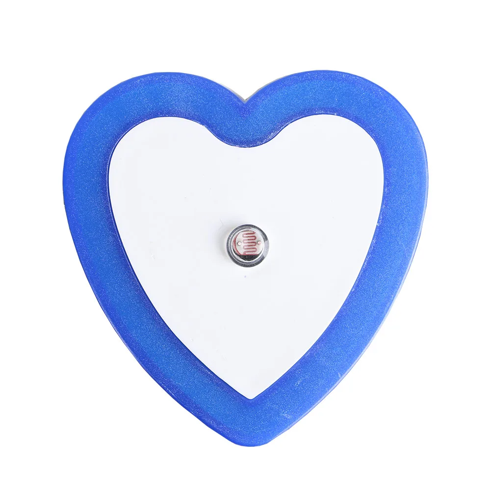 Милые Светодиодные ночные светильники в форме сердца 4 вида цветов новинка лампы