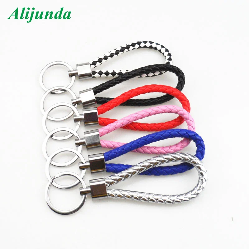 2017 новое поступление унисекс Плетеный кожаный шнур ручной работы Waven брелок из