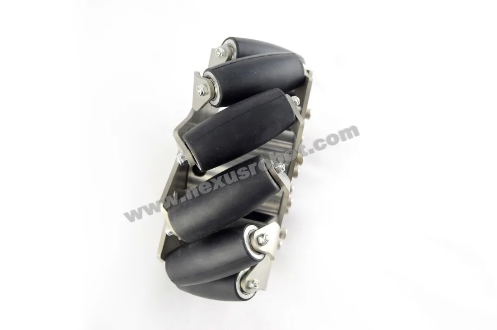 Сверхмощное левое колесо Mecanum 203 мм с резиновыми роликами 14150|wheels wheel|wheel 2 wheelwheel 3mm |