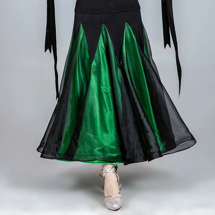 Only skirt Бальное платье для танцев, юбки для женщин, принтованный вальс, стандартный танец, танго, тренировочная одежда, большой подол, фламенко, одежда для выступлений DL3873 - Цвет: Only skirt