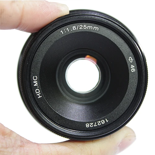 Pixco 25 мм F1.8 HD. MC ручная фокусировка объектива для Micro Four Thirds Micro 4/3 крепление GX8 GX85 G7 или для Nex mount A6500 A6300+ подарок