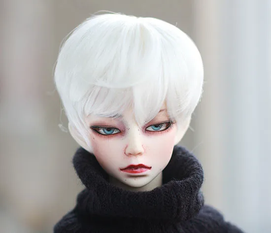 

BJD doll wigs High temperature wire black short hairs suitable for 1/3 1/4 1/6 BJD DD SD Uncle doll accessories