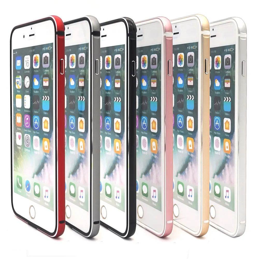 Portefeuille для iPhone 7 бампер чехол Защитный алюминиевый Гибридный Apple 6 S Plus 8 5 5S SE Капа|for