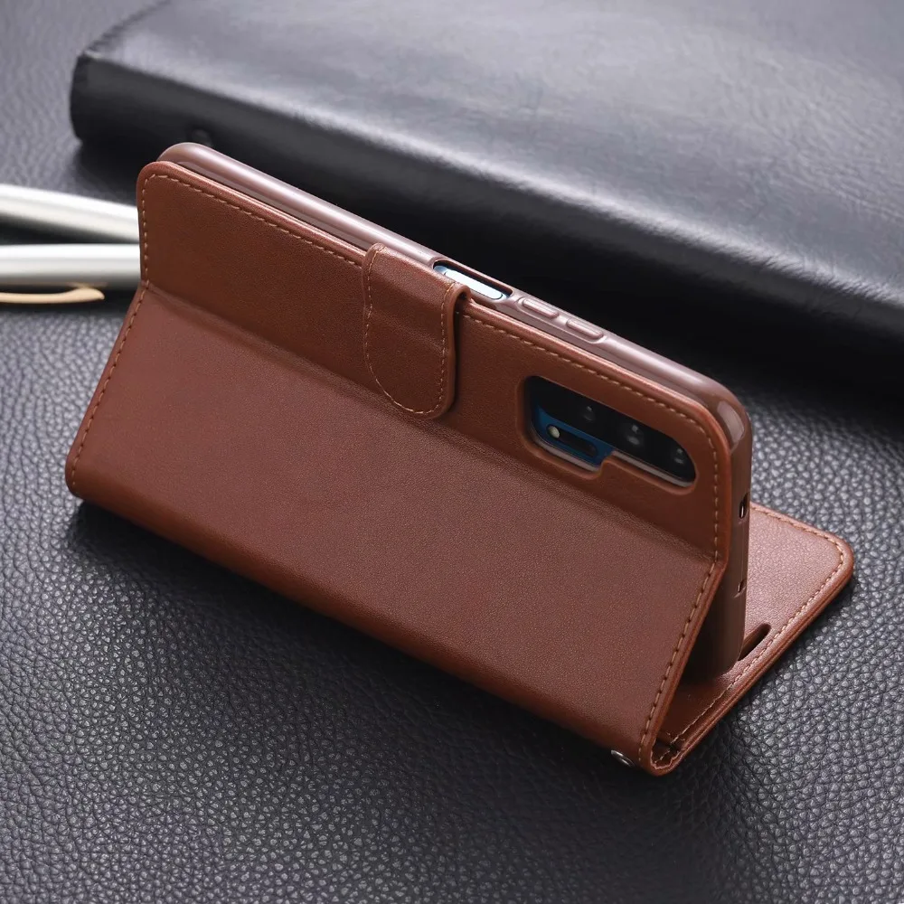 Роскошный чехол AZNS из искусственной кожи для huawei Honor 20 Pro V20 V10 Note 10 Honor 10 9 8x 8c 8a 7x 7c 6x Магнитный Флип-бумажник чехол