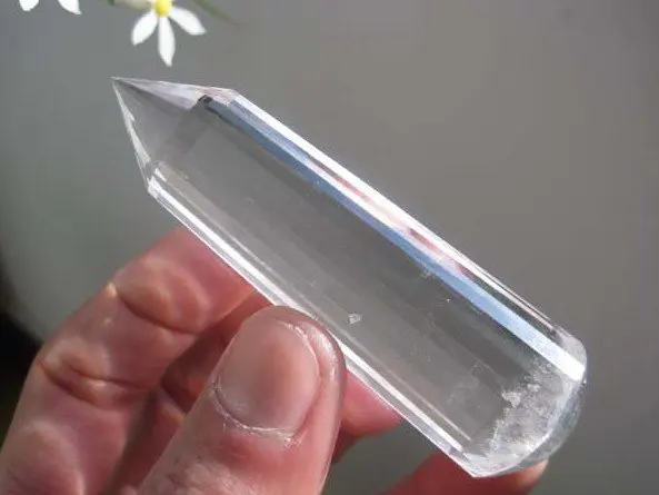 4 натуральный кристаллический кварцевый точечный 24 сторонний лечебный|quartz