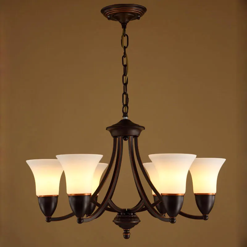 Стеклянные люстры винтажные светильники для гостиной кухни столовой лестницы