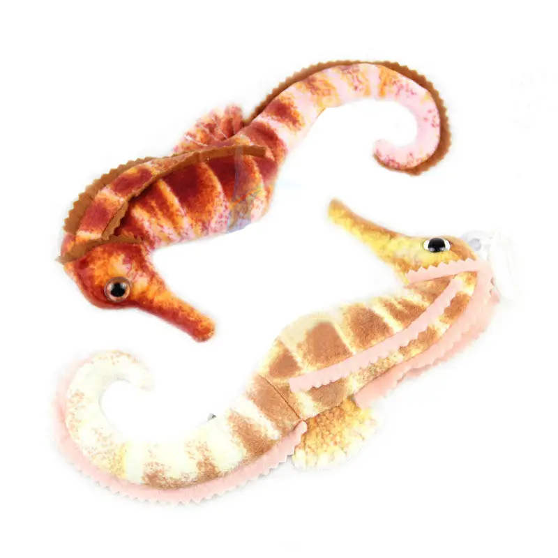 Морская лошадь 24 см плюшевая пара игрушек куклы подушка спинка мягкие игрушки