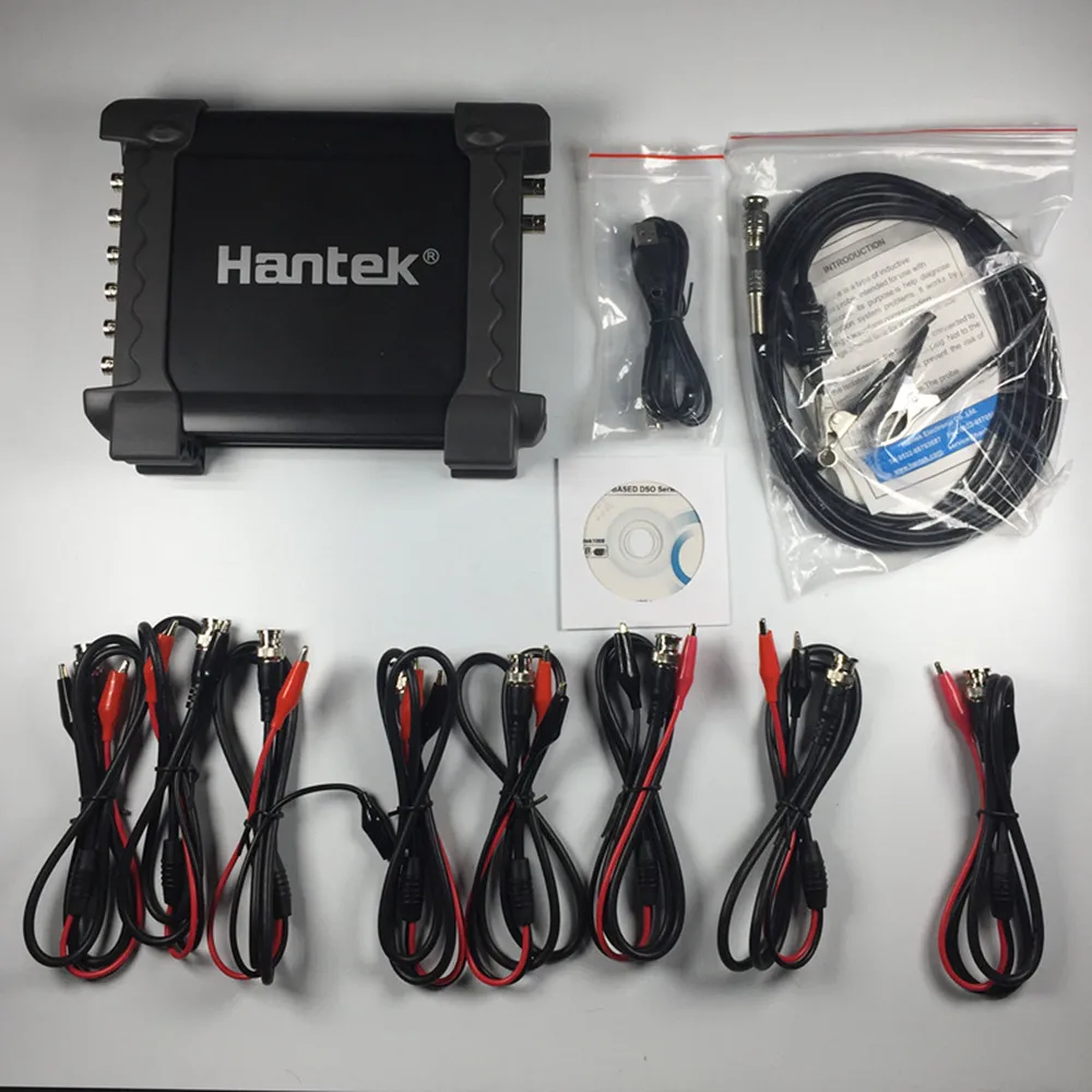 Hantek 1008C 8 канальный виртуальный автомобильный осциллограф DAQ генератор сигналов| |