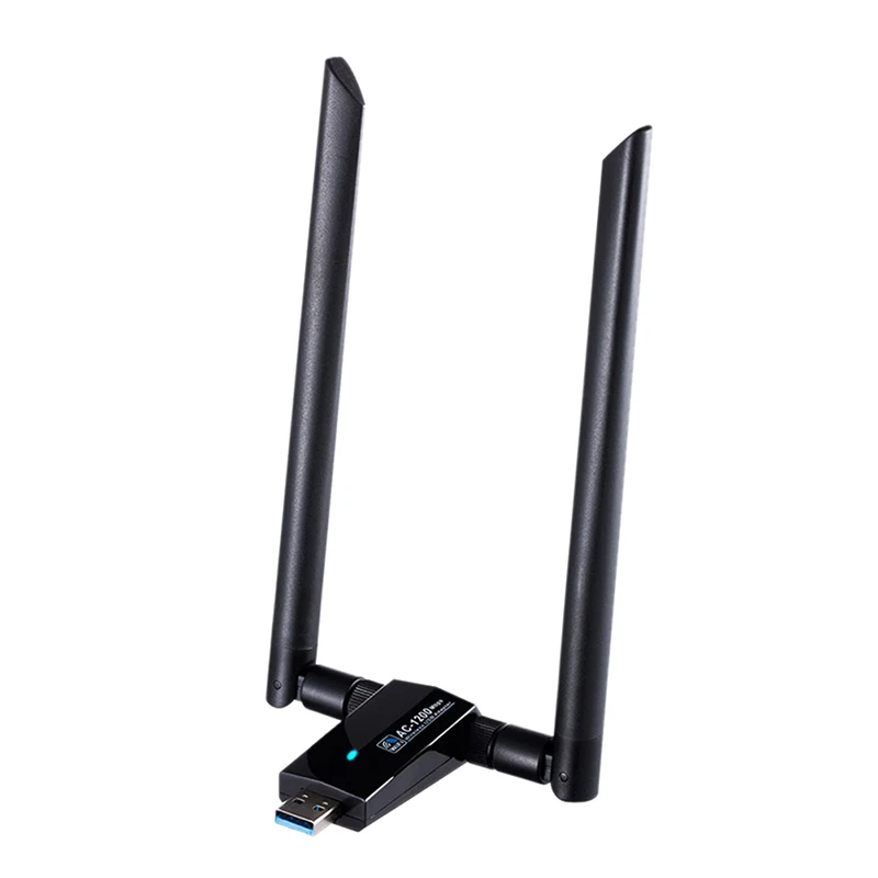Беспроводной Wi Fi адаптер 3 0 ГГц/5 ГГц 2 4 Мбит/с 802.11AC IEEE 1200 a/b/n/g/ac|Сетевые карты| |