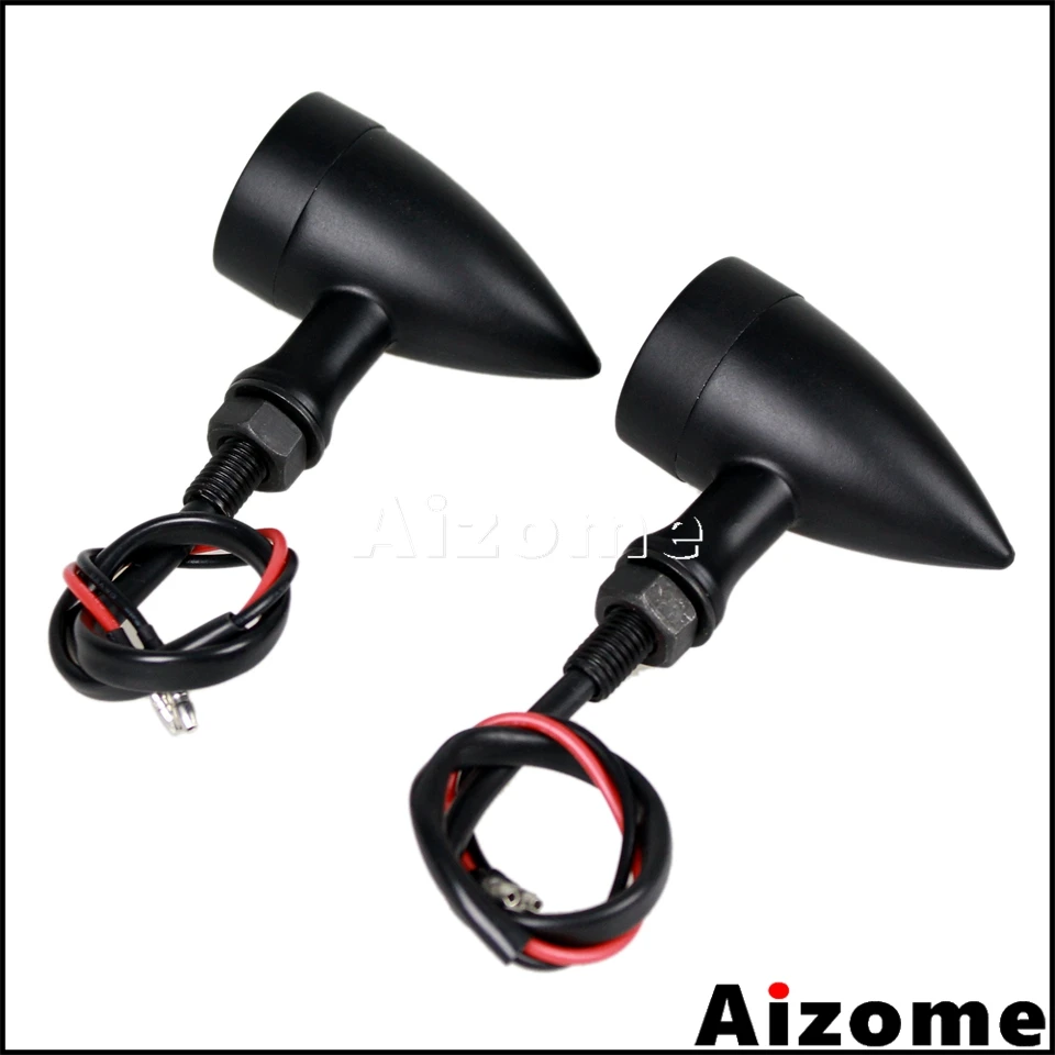 10mm Motorcycle Turn Signals Flash Lamp Blinkers Bullet Indicator Lights For Harley Honda Cafe Racer LED Signal |