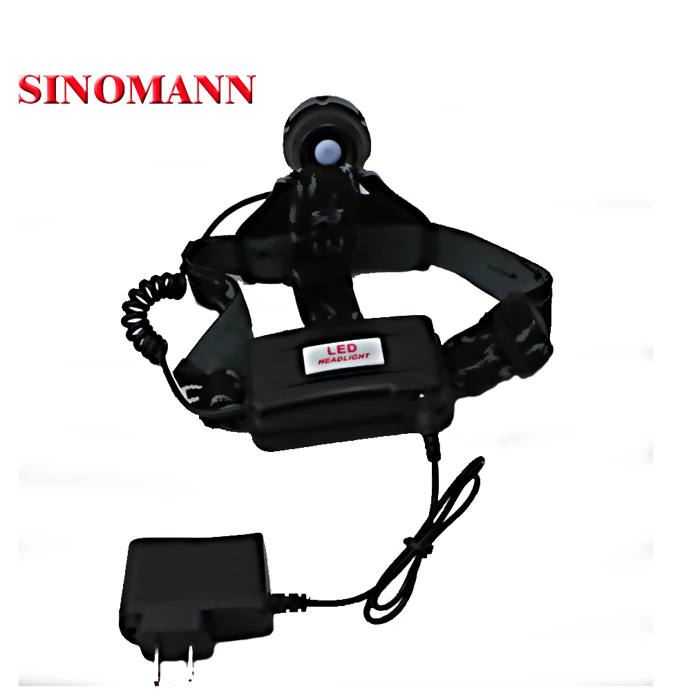 

headlamp 1800Lm CREE XM-L XML T6 LED Head lamp Rechargeable Headlight+2X6000MAH 18650Battery + AC Charger