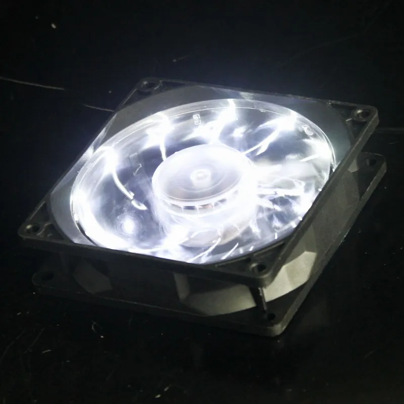 Gdstime 100 шт. LED Fan 90 мм x 25 мм 12 В 3 Булавки зеленый свет сине-белые Красный 12 огни корпус DC охлаждающий вентилятор 92 мм 9225 охладитель