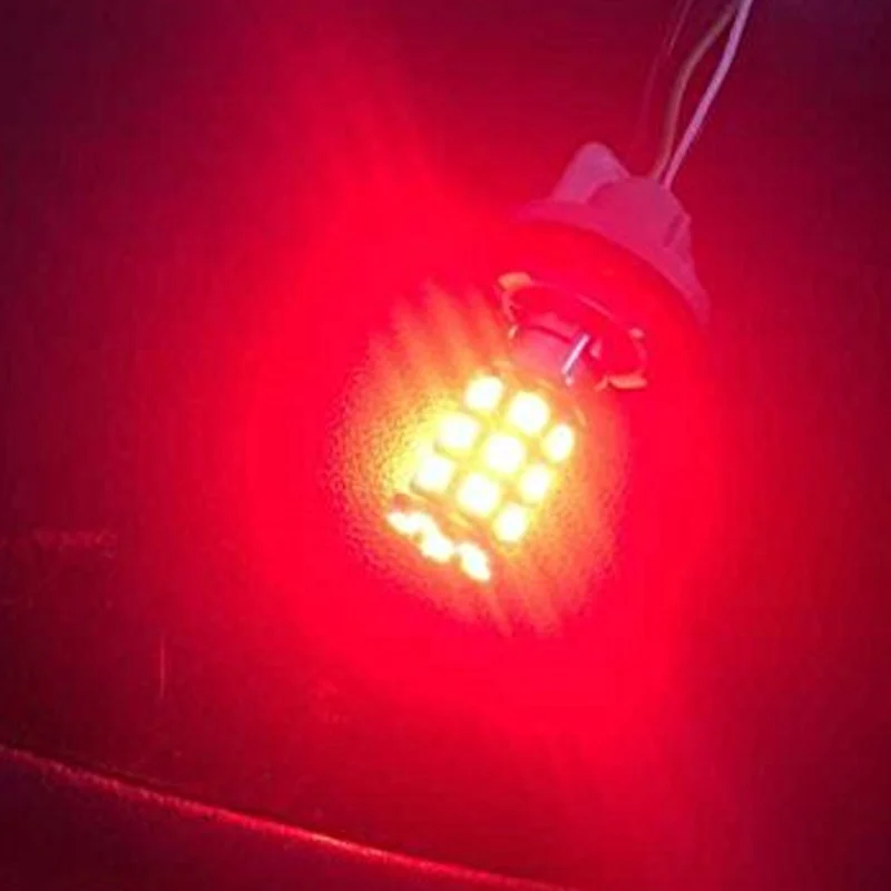 Практичные светодиодные огни WY21W W21/5W 7443 7440 T20 27SMD 5050 для поворота автомобиля