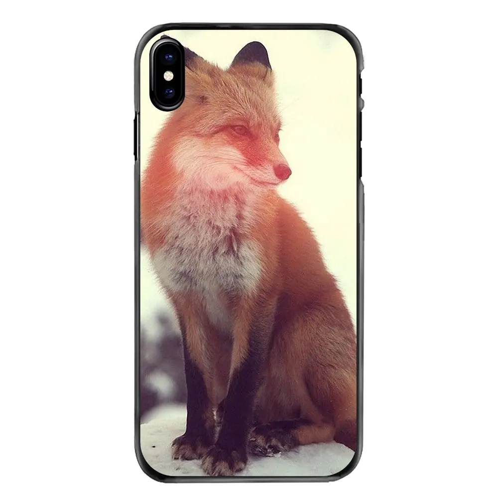 Watercolor Foxes Red Baby Fox foxes animal Art For Huawei P7 P8 P9 P10 Lite Plus 2017 2016 Honor 5C 6 4X 5X Mate 8 7 9 Covers |