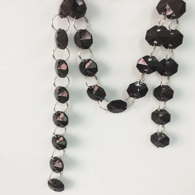 Цепочка из хрустальных бусин 6 цветов 1 м акриловые бусины Искусственные