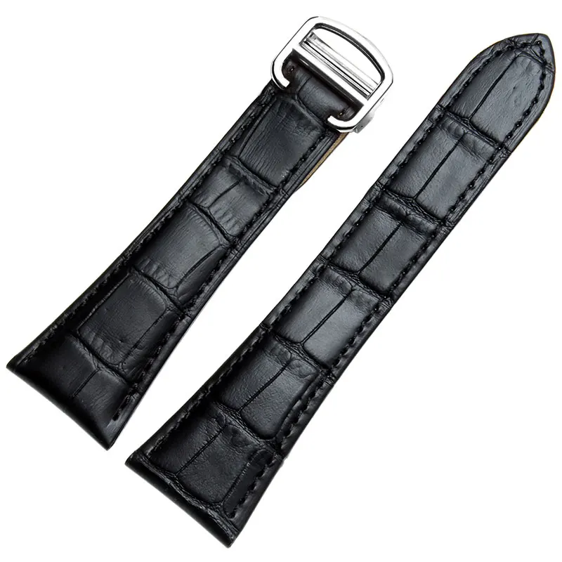 Cowhide strap black brown 20MM 22MM 23MM 24MM 25MM for SOLO TANK W5200005 | W5200027 Наручные часы
