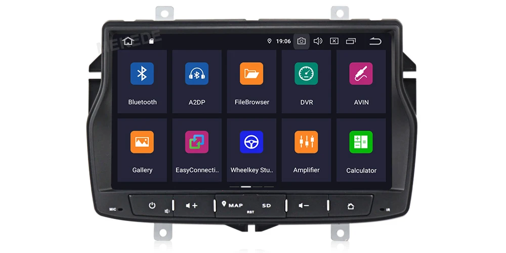 Для Россия Lada! Android9.0 для Lada Vesta Автомагнитола Navi gps навигационный плеер поддержка 4G WiFi Bluetooth DSP функция ips экран