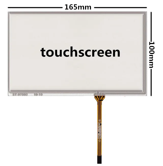 only touch 7 дюймов ЖК-дисплей экран сенсорный экран панель AT070TN94 AT070TN93 AT070TN90 92 v.x автомобильный dvd-навигатор ЖК-дисплей запасные части - Цвет: only touch