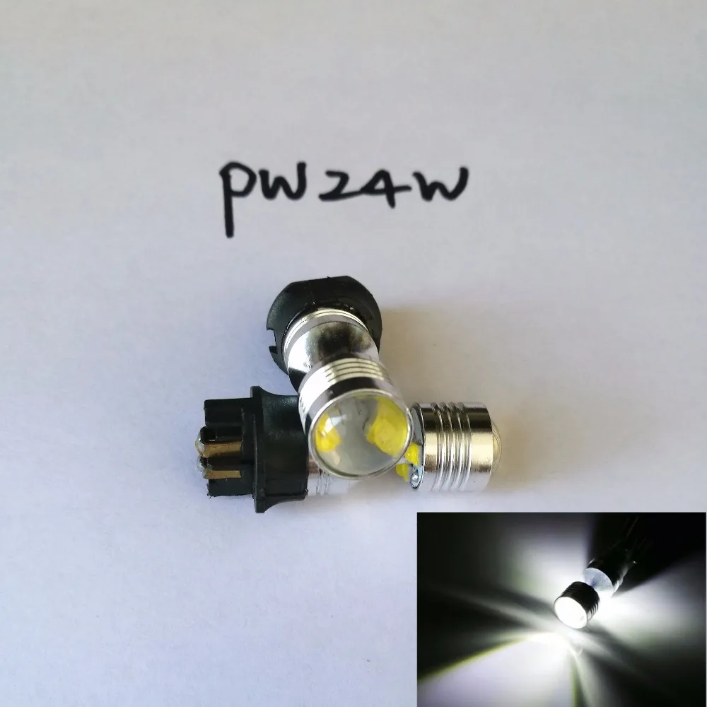 

2 Piece CREE Chips LED 30W 12181 PW24W 6000K White TWO BULB For AUDI BMW TURN SIGNAL DRL LIGHT