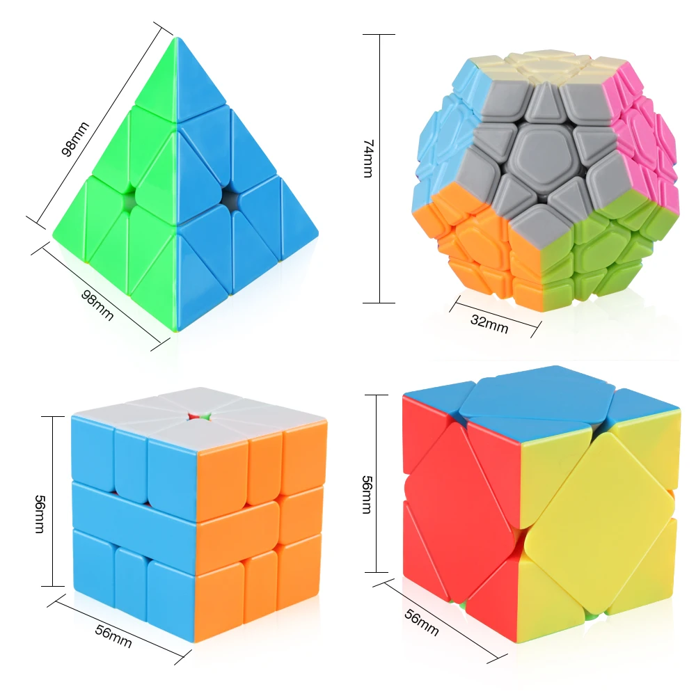 4 шт./компл. Cubing класс WCA официальный конкурс куб подарочный набор волшебный