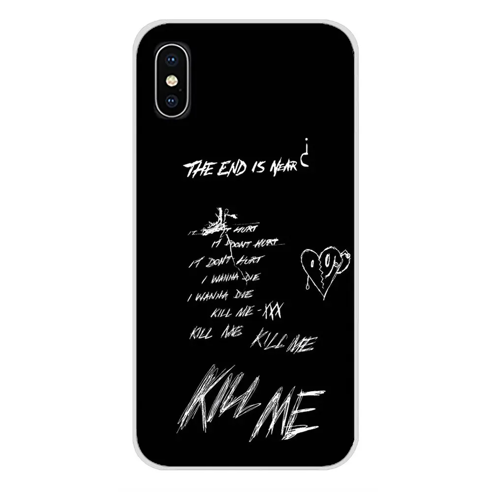 Прозрачные мягкие чехлы музыкальный Рэппер XXXTENTACION sad для Samsung Galaxy A5 A6S A7 A8 A9S Star J4 J6