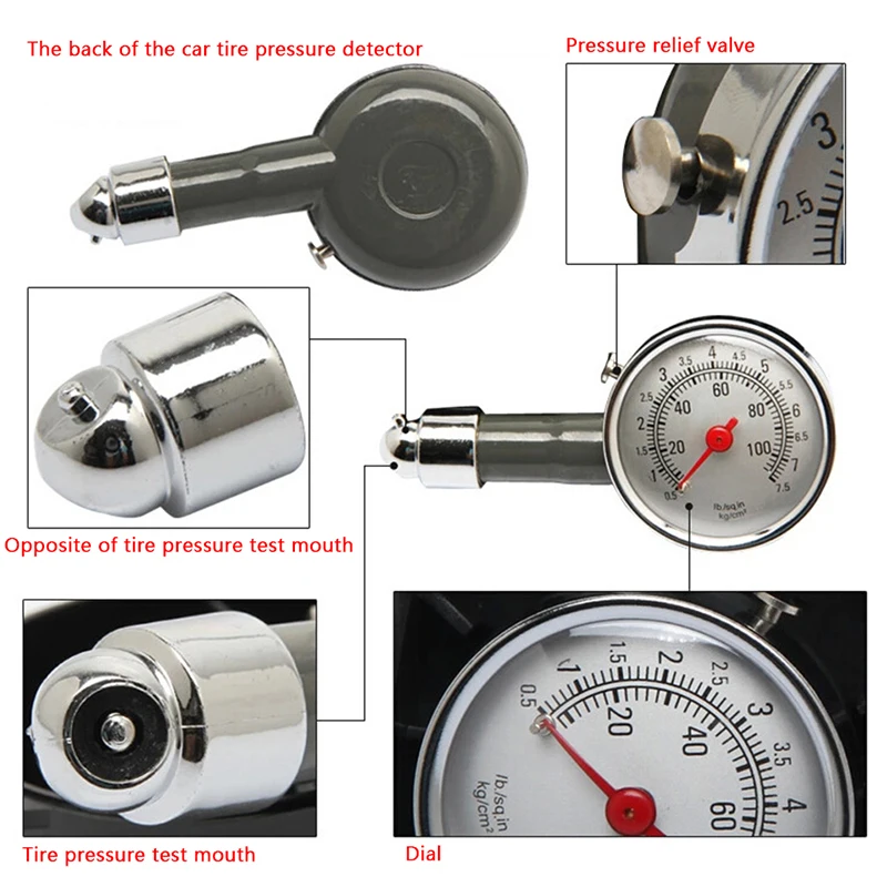 Atreus автомобиля Таблица значений давления в шинах детектор для колес Стикеры