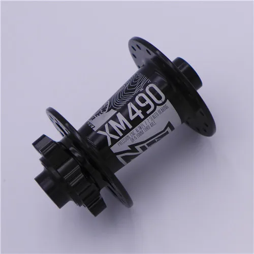 Black Thru KOOZER XM490 MTB горный велосипед передний подшипник ступицы 32 отверстия QR& Thru 100*9 мм и 100*15 мм 6 болтов - Цвет: Black Thru