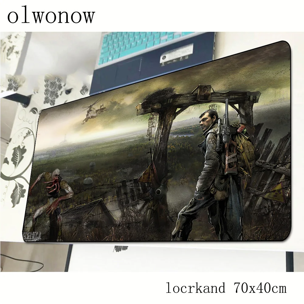 Игровой коврик для мыши stalker 700x400x2 мм игровой ноутбука большой лучший продавец